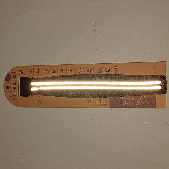 Fit Zip Adjustable Waist Pack Pouch Expandable Reflective Safety Zipper Black - Picture 2 of 5